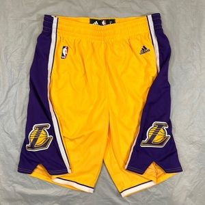 Vintage NBA Adidas Lakers Swingman Shorts